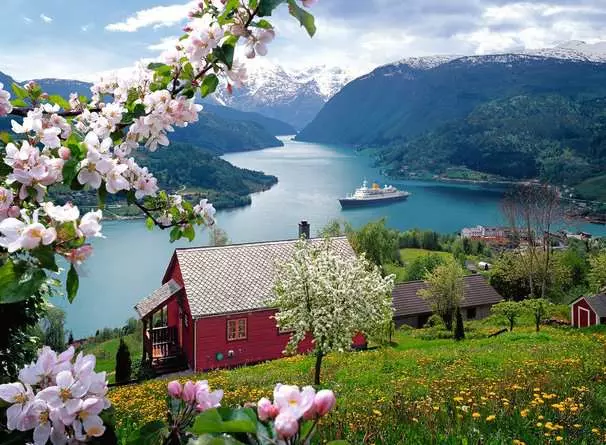 Puzzle 500 Teile - Skandinavische Idylle