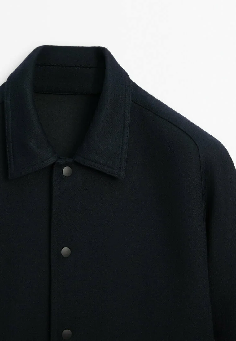 Massimo Dutti BLEND CON BOTONES A PRESIÓN - Chaqueta ligera