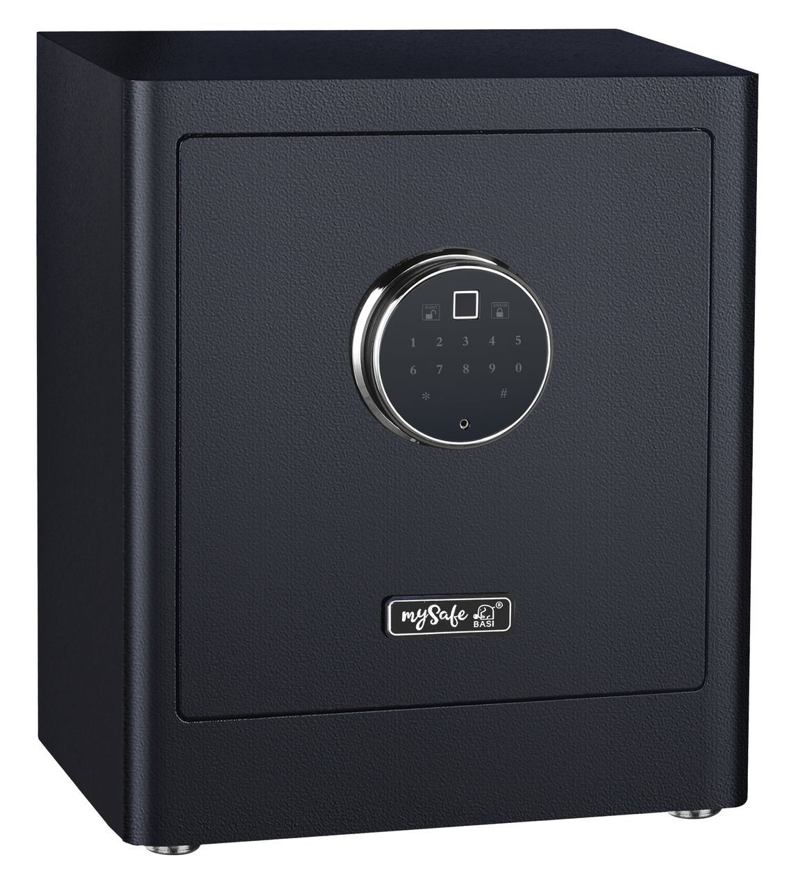 Basi Elektronik-Möbel-Tresor - mySafe Premium 350 - Code/Fingerprint - Schwarz