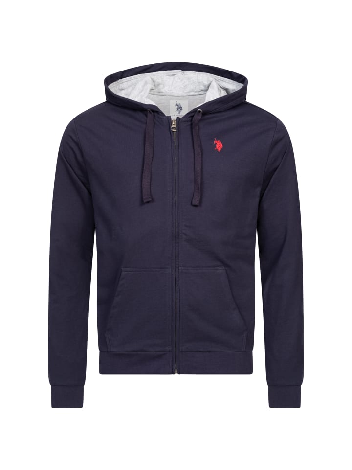 U.S. Polo Assn. U.S. Polo Assn. Sweatjacke mit Kapuze für Herren in der Farbe Navy günstig kaufen