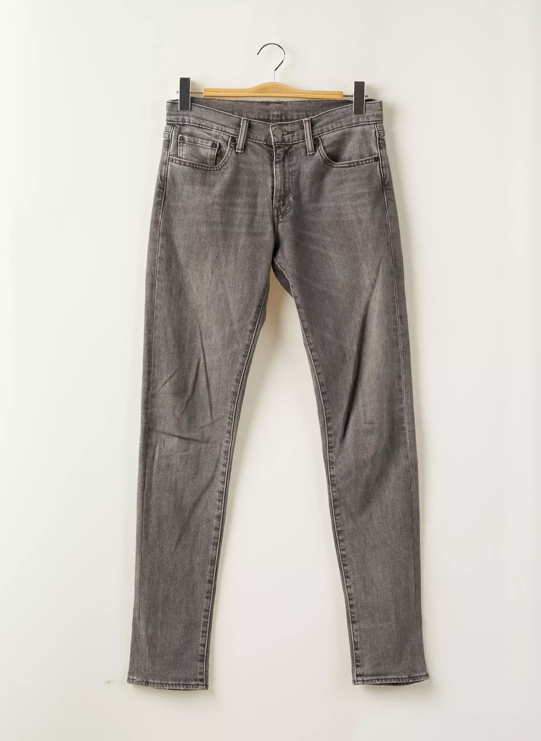 Levis Jeans Coupe Slim Homme couleur gris