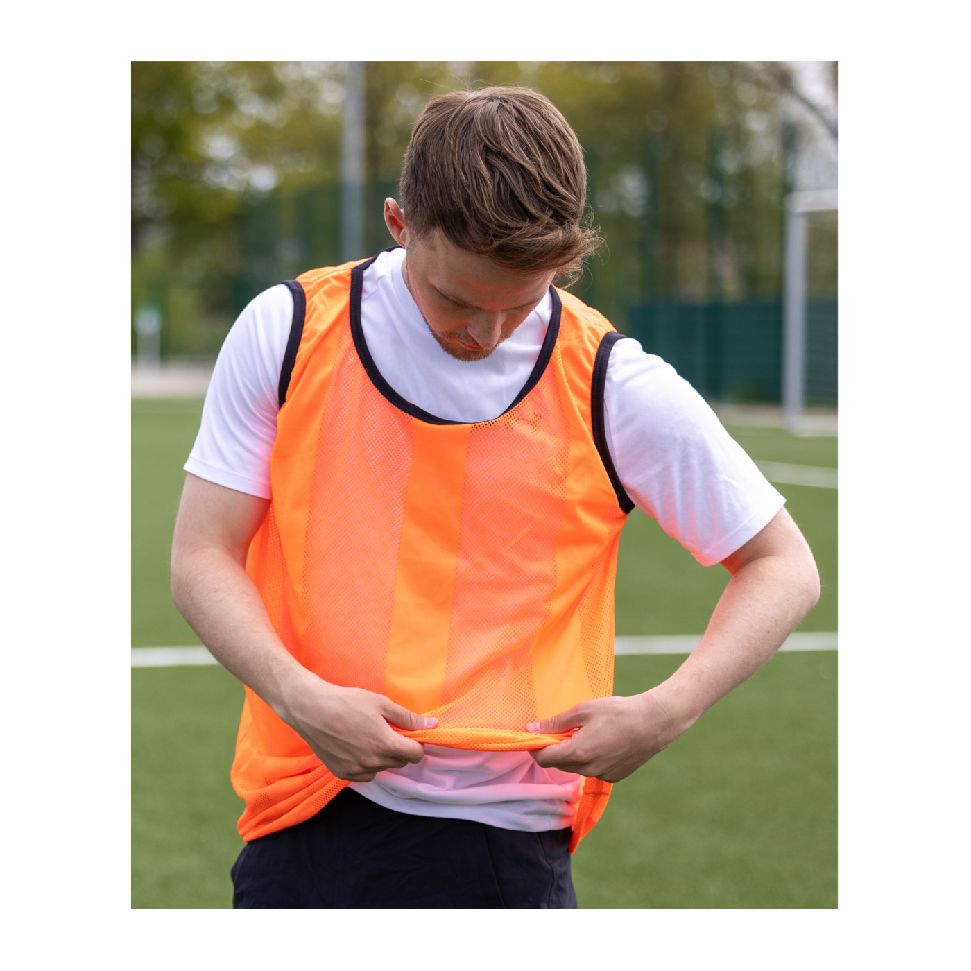Cawila Trainingsleibchen UNI 3er Set Pink | Leibchen Fußball
