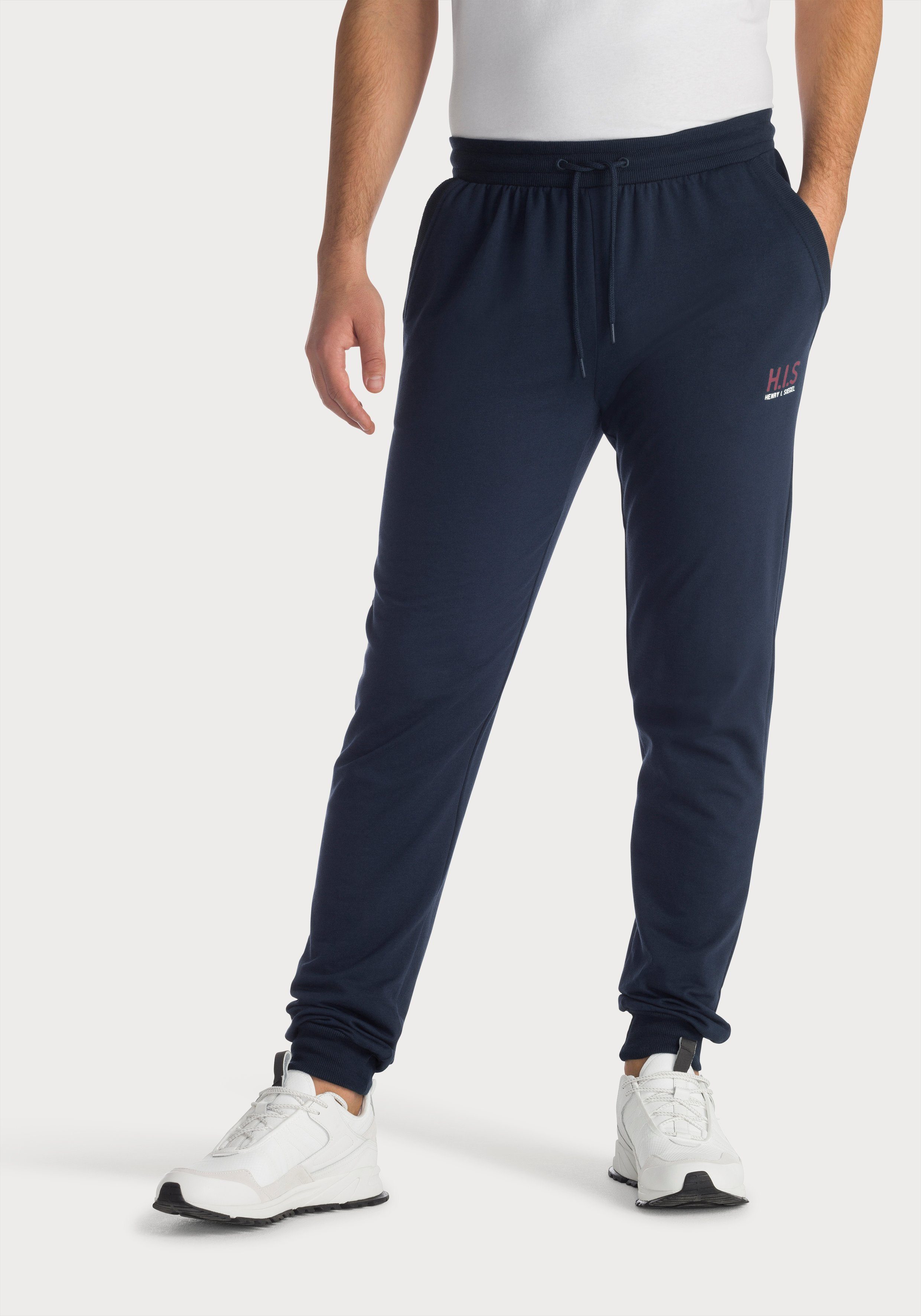 H.I.S Sweathose mit kleinem Logodruck