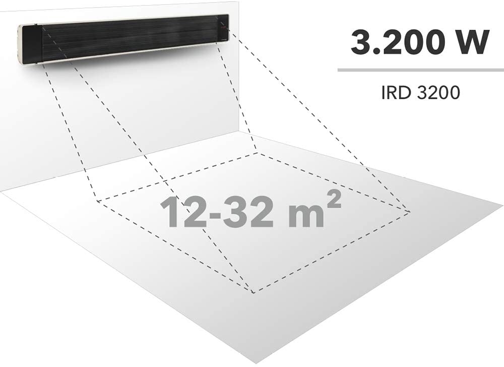 Grzejnik Trotec 1410003340 IRD3200 czarny