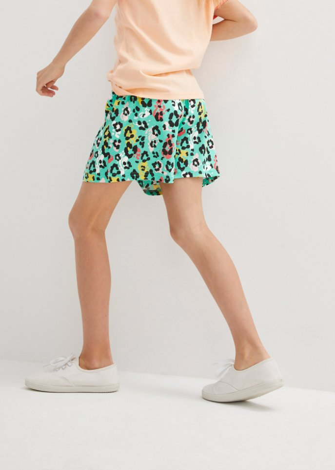 Mädchen Shorts mit Animalprint