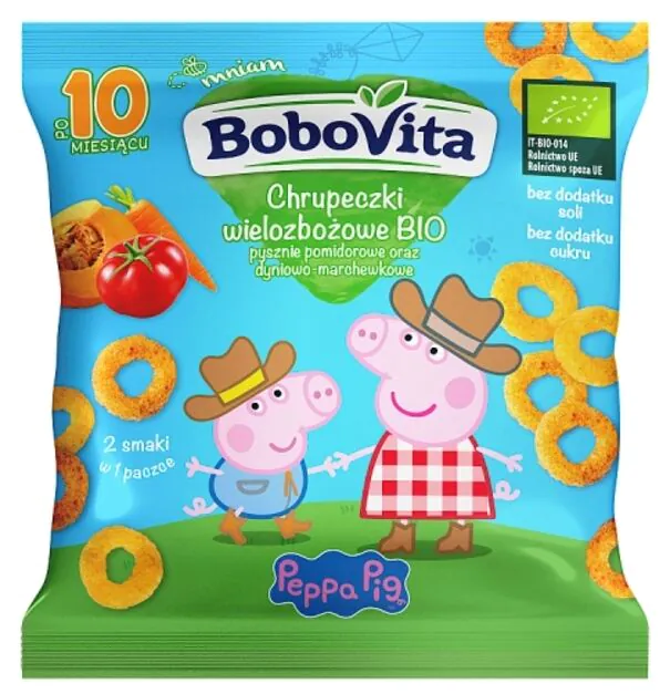 Bobovita Bio Crispy ντομάτα-κολοκύθας