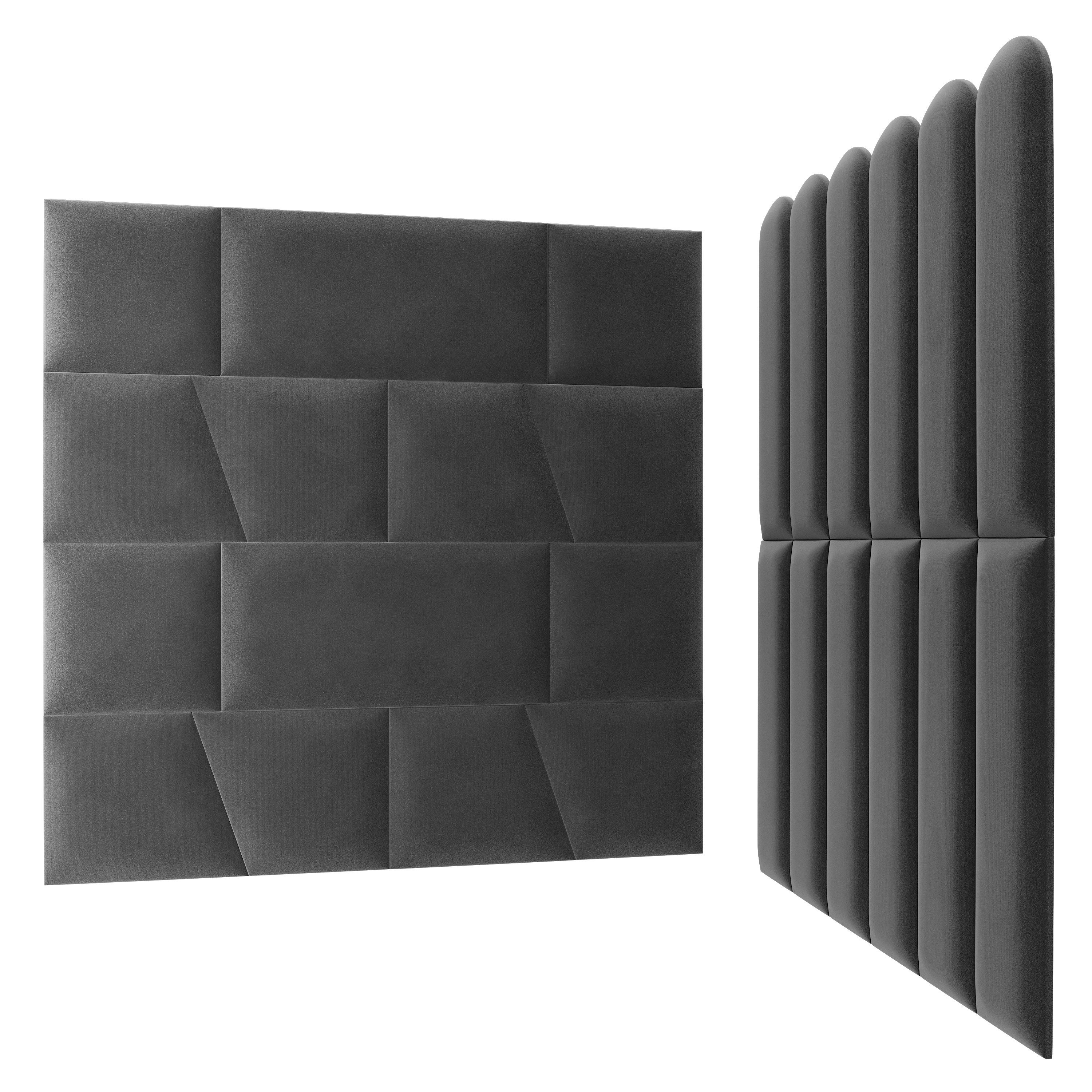 sossai® 3D Wandpaneel Wandpolster Wandverkleidung gepolstert Toppa, BxL: 30x60 cm, (1-tlg)
