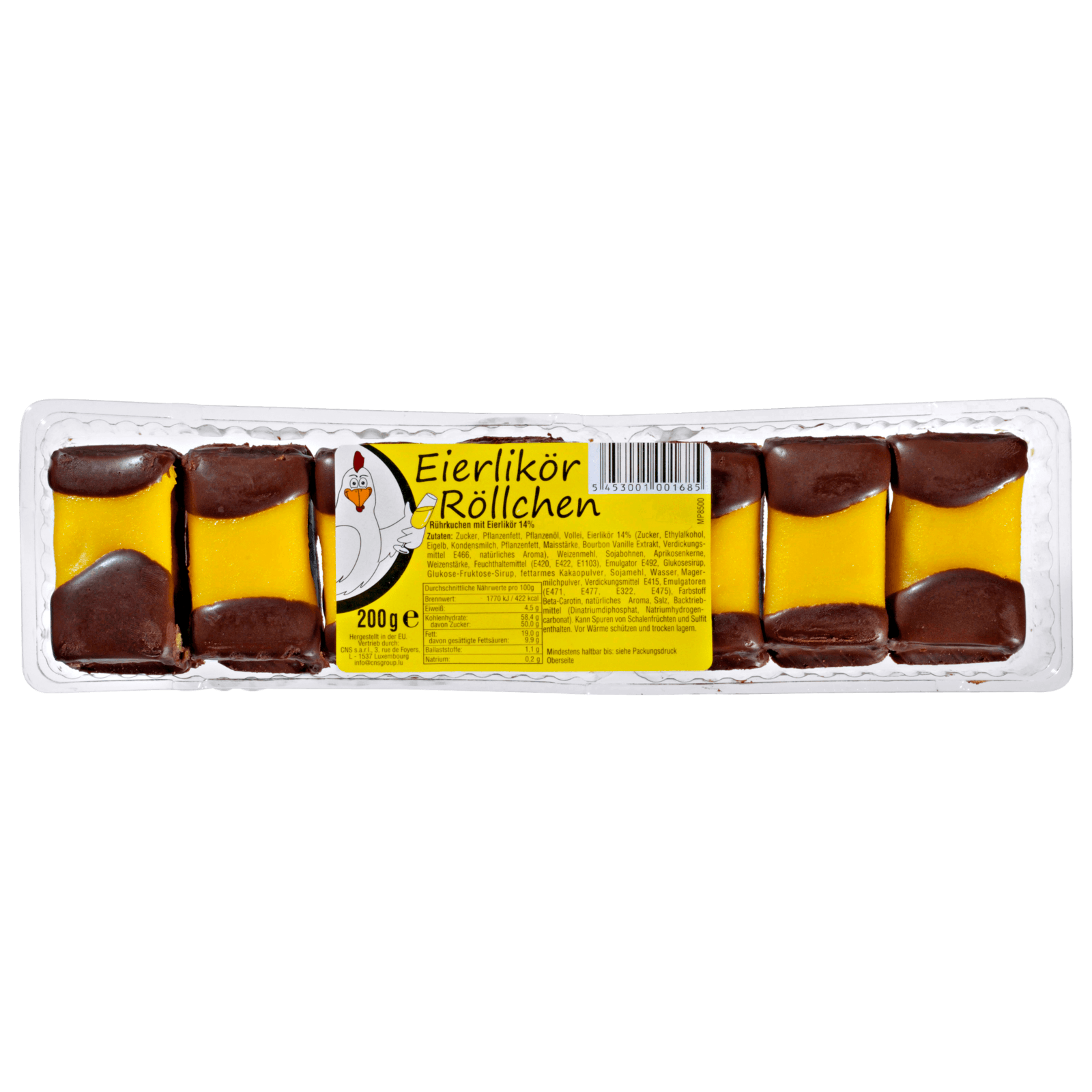 P&E Eierlikör Röllchen 200g