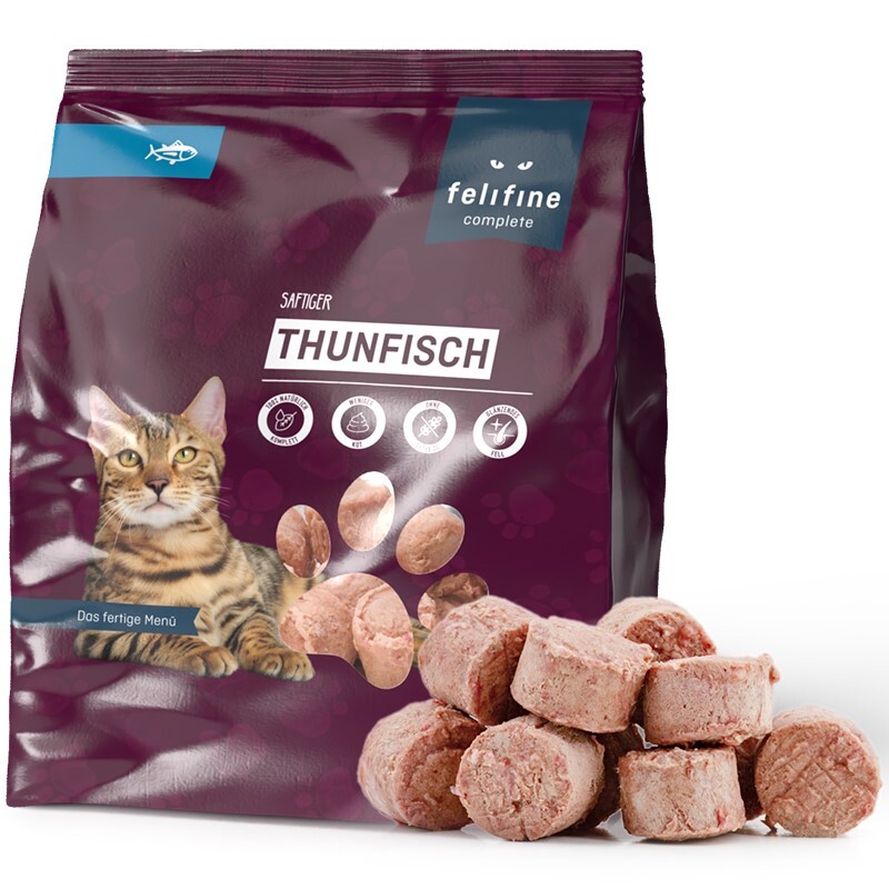 FeliFine BARF/ Frostfutter FeliFine complete Nuggets 10x480g a 13g saftiger thunfisch