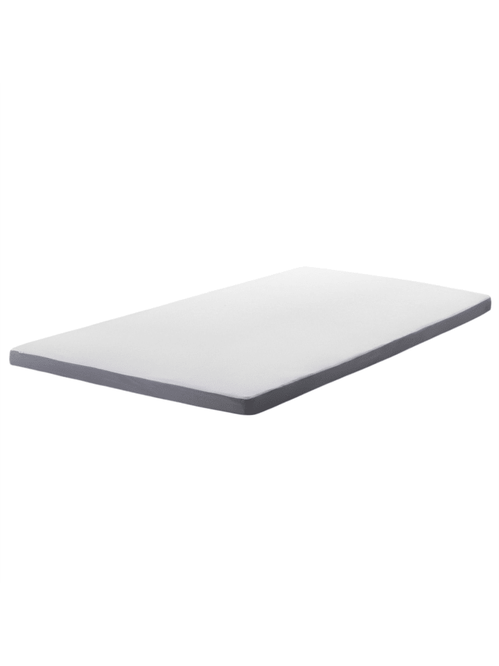 Beliani Topper COMFY in Grau/Weiß - (W) 90 x (H) 6 x (L) 200 cm günstig kaufen onesize