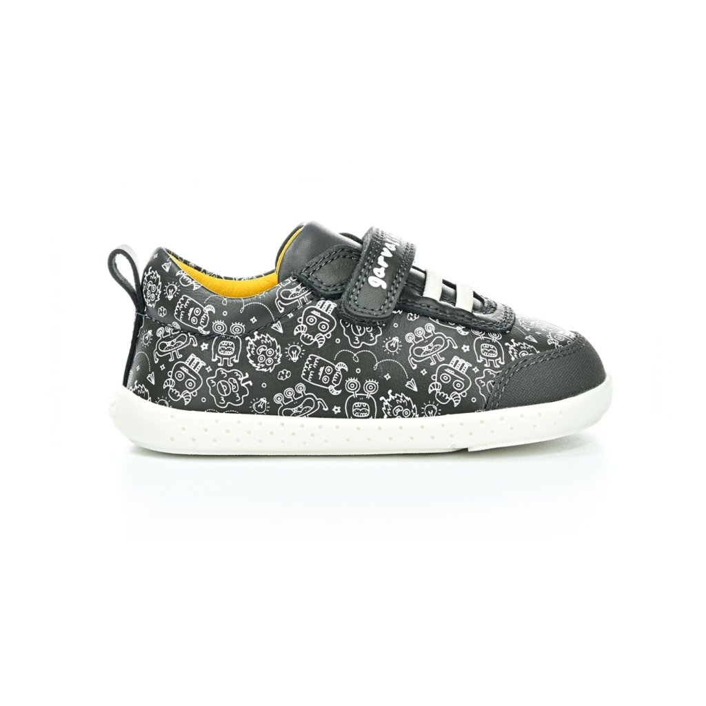 Garvalín Zapato Estampado Anatracita graue Barfußhalbschuhe