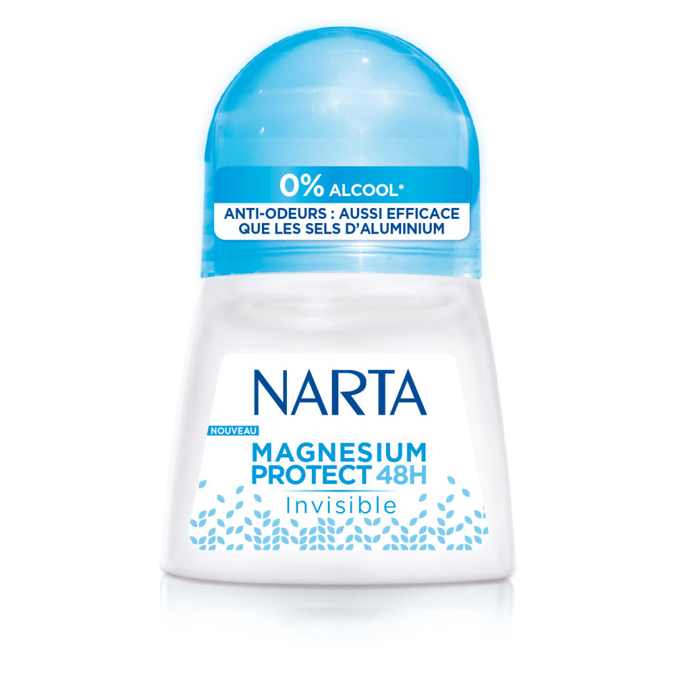 NARTA Magnésium Protect Déodorant Bille Invisible sans sels d'aluminium