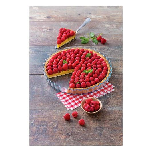 Caserolă de sticlă pentru prăjituri 27cm
