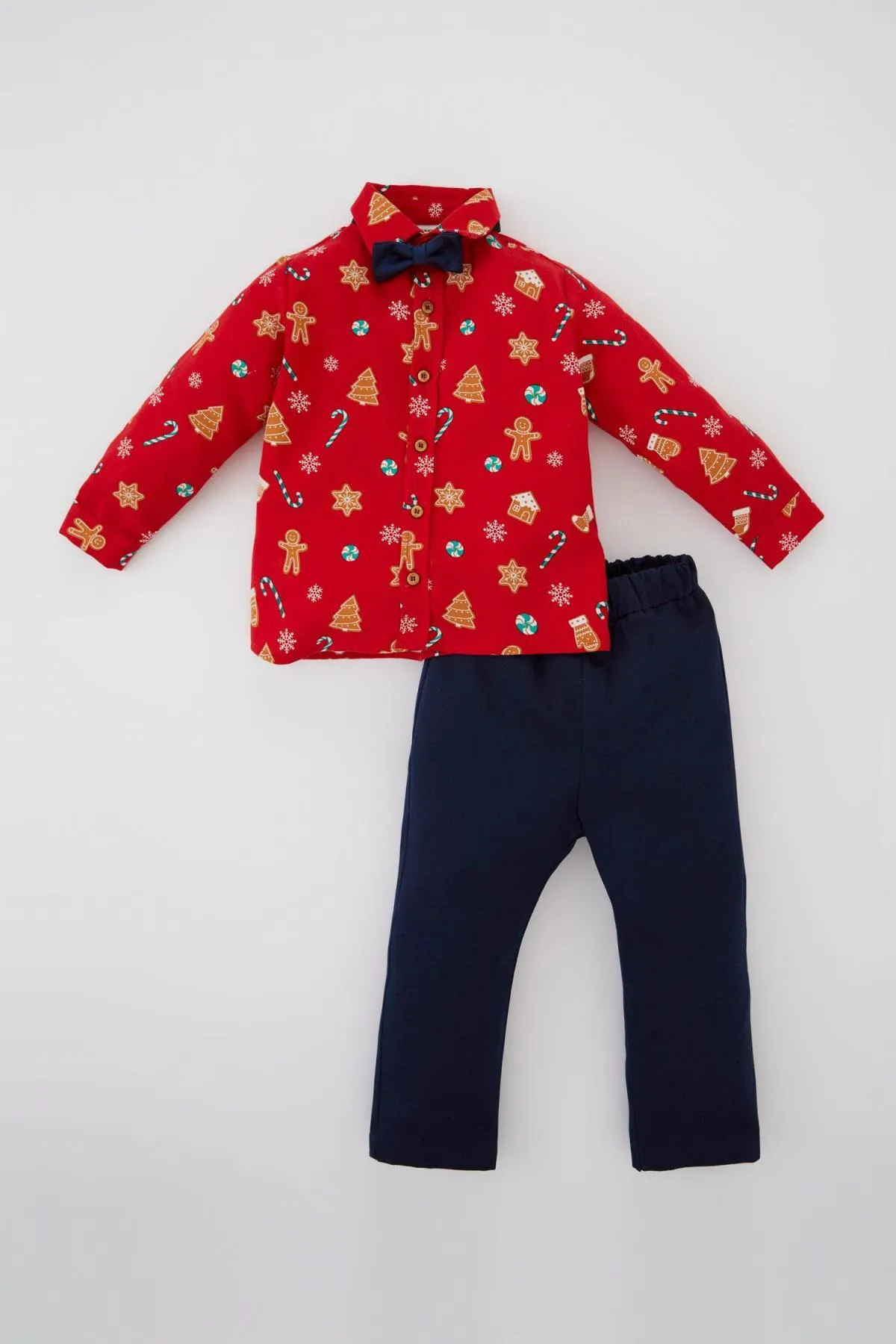 DeFacto  Baby-Jungen-Fliege mit Neujahrsmotiv, 2er-Set