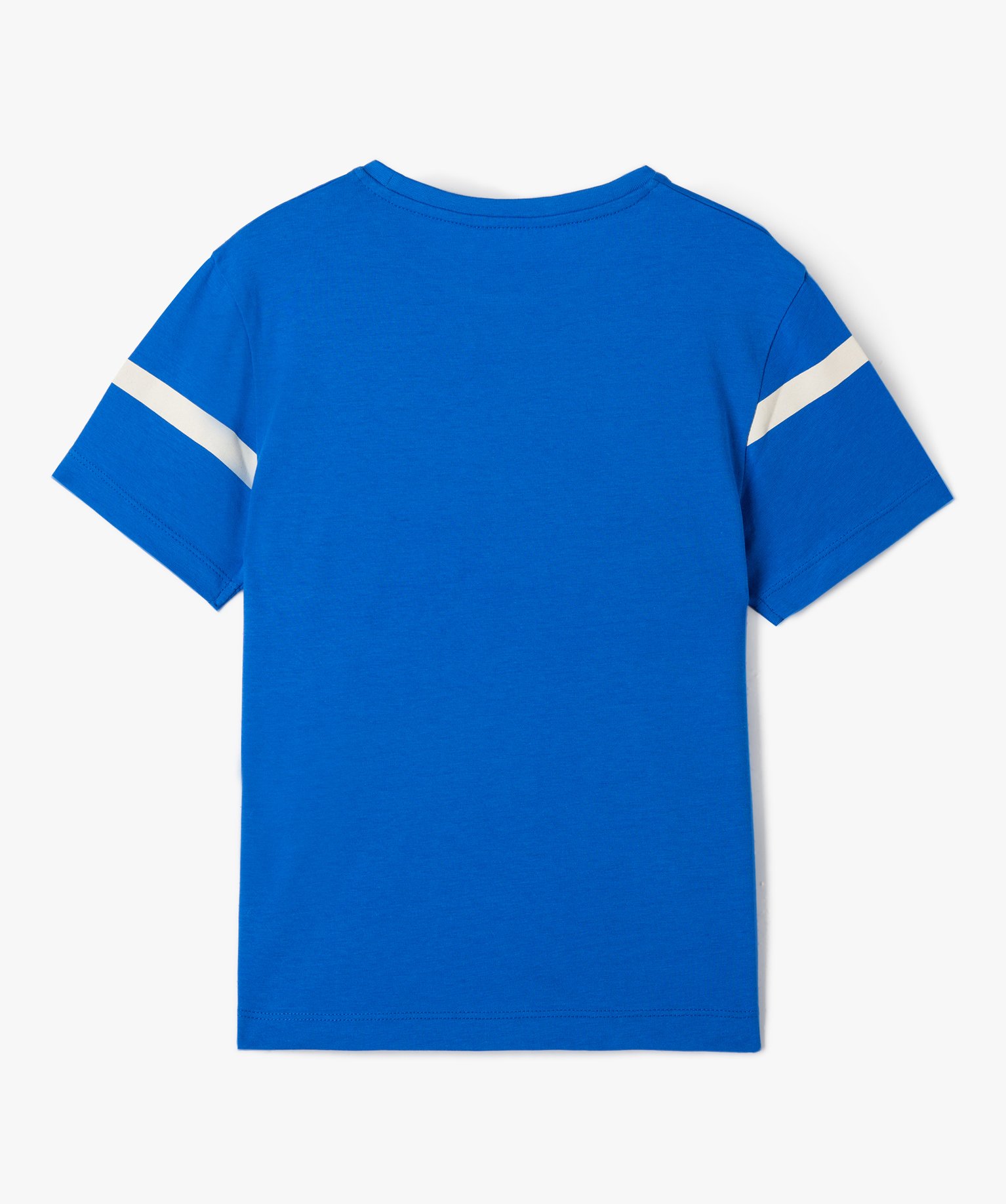 Tee-shirt Garçon à manches courtes motif skates bleu | GEMO