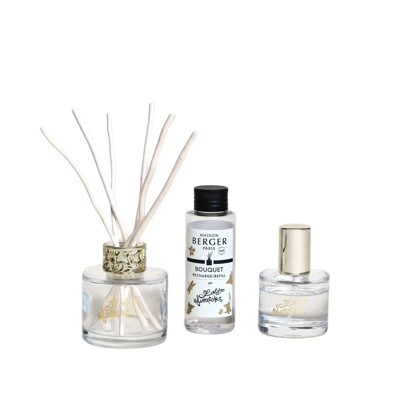 LOLITA LEMPICKA Illatos Csokor - Duó Mini Csokor és Átlátszó Spray - Parfüm Diffúzor, Parfüm Diffúzor