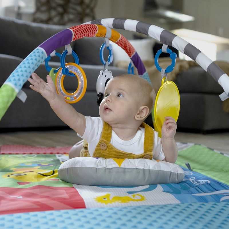 Tapis d’éveil et piscine à balles Patch’s 5 en 1 Baby Einstein