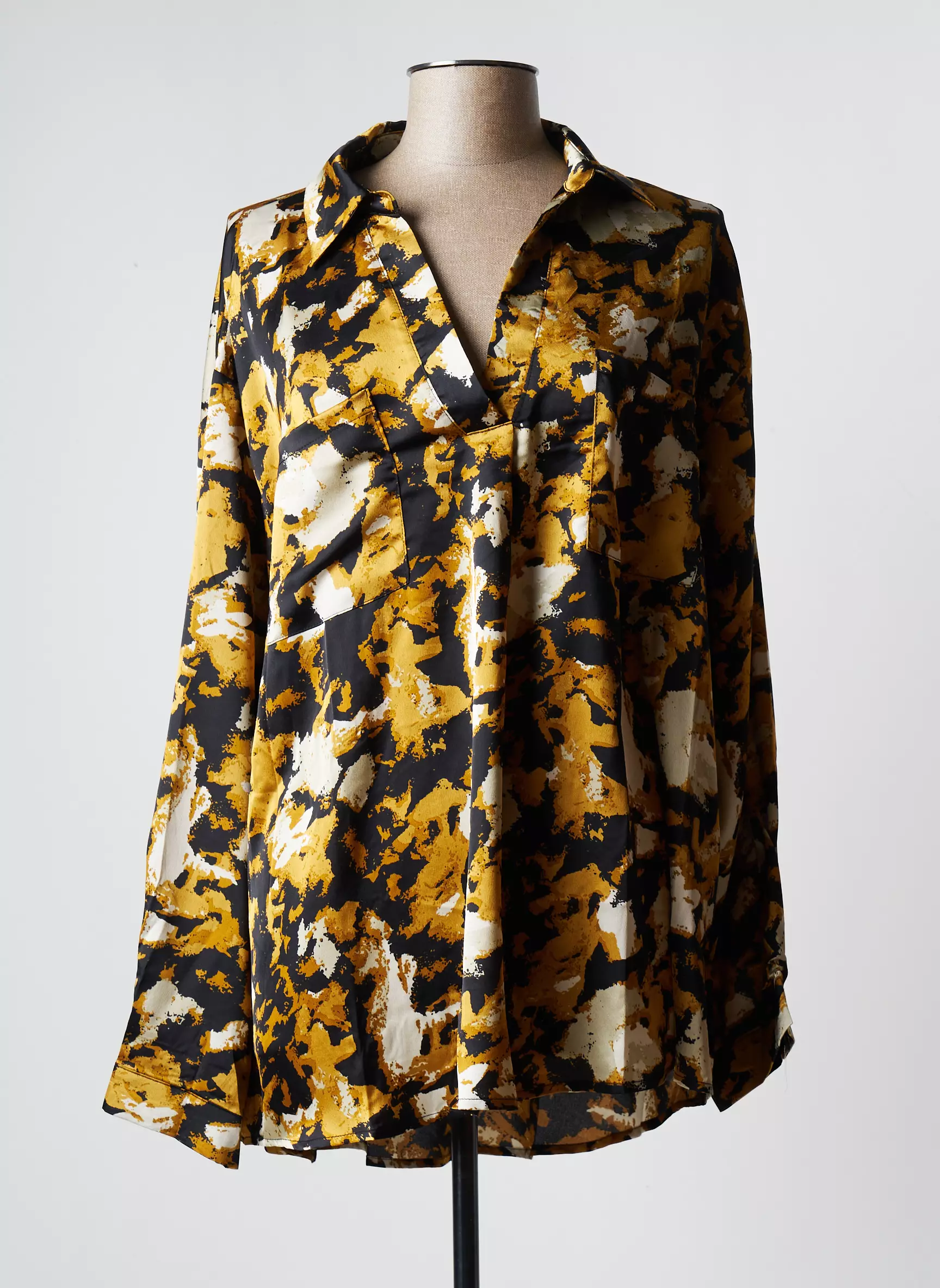 Pomme Rouge Blouses Femme couleur jaune