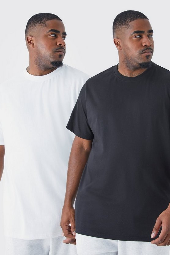 Plus 2er-Pack Slim-Fit T-Shirts