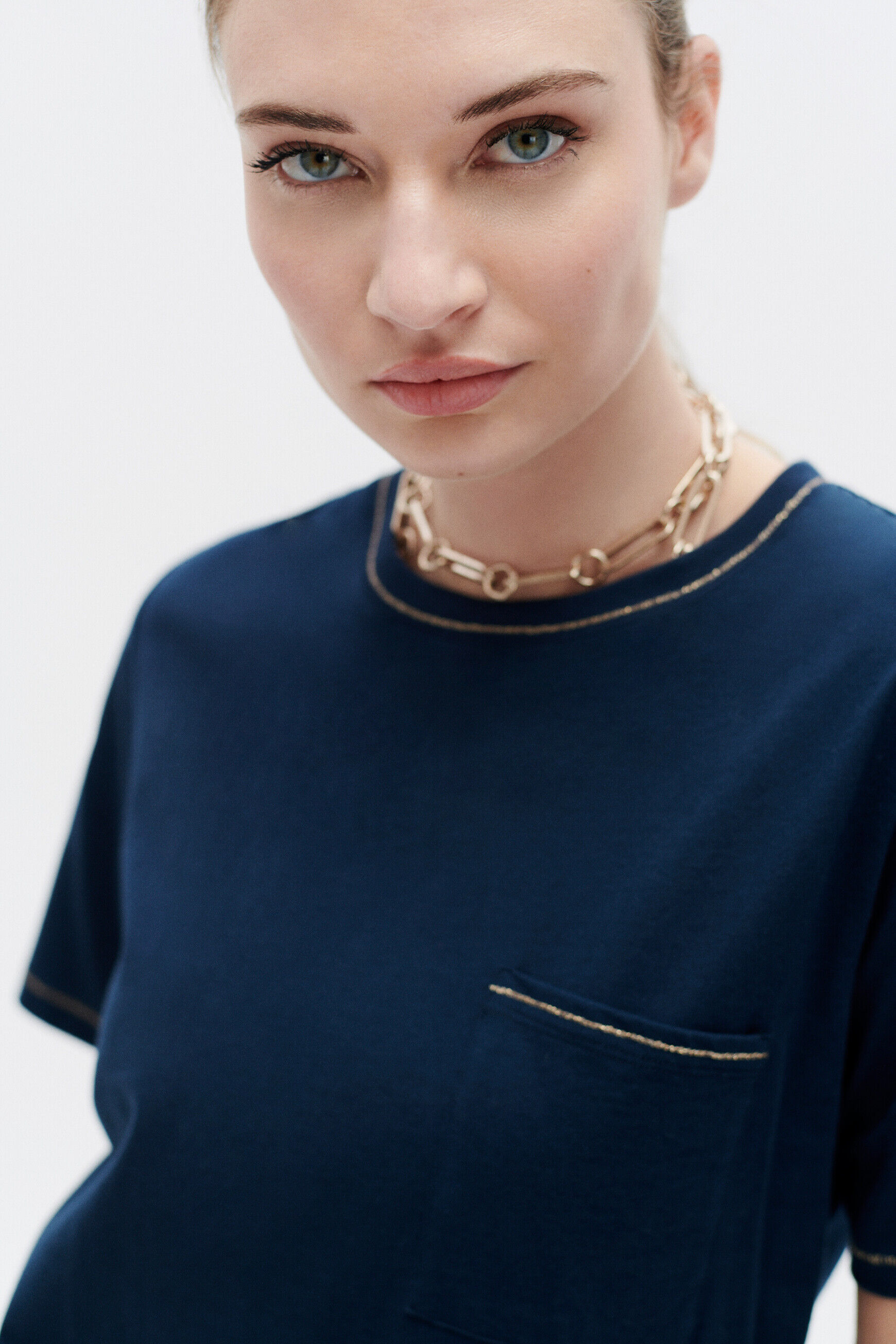 T-shirt tvega bleu marine femme
