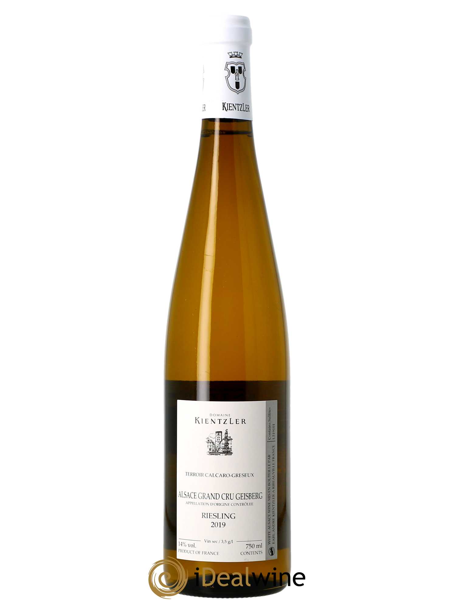 Riesling Grand Cru Geisberg Kientzler  2019 - Lot de 1 Bouteille