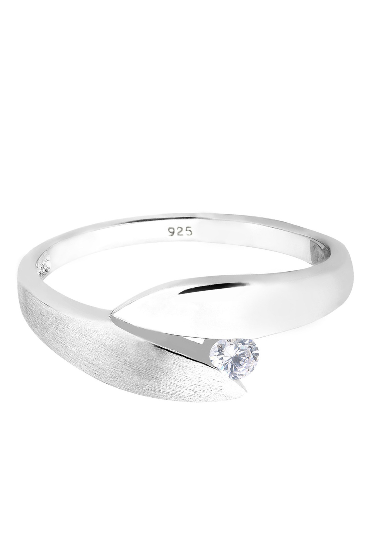 Elli Solitaire omotani cirkonij kristali 925 srebro