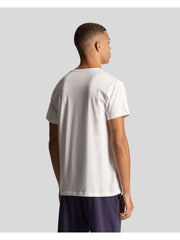 Lyle & Scott T-Shirt (3Er-Set) in Tiefschwarz/ Mittelgrau meliert/ Weiß günstig kaufen