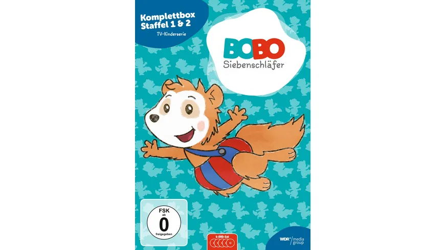 Bobo Siebenschläfer - Komplettbox Staffel 1+2  [5 DVDs]