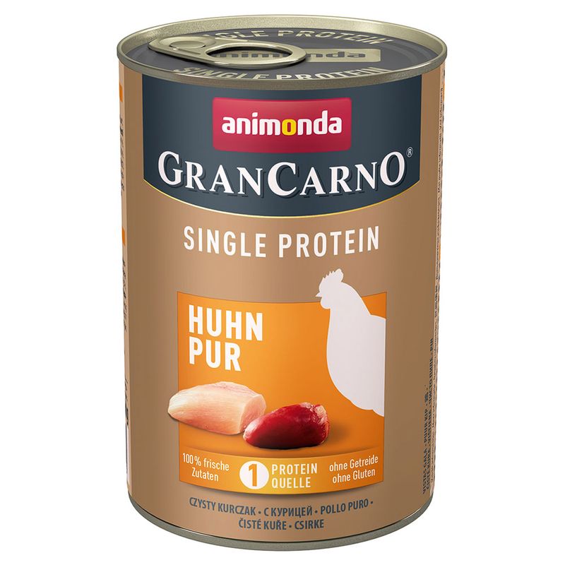 Sparpaket animonda GranCarno Adult Single Protein 24 x 400 g