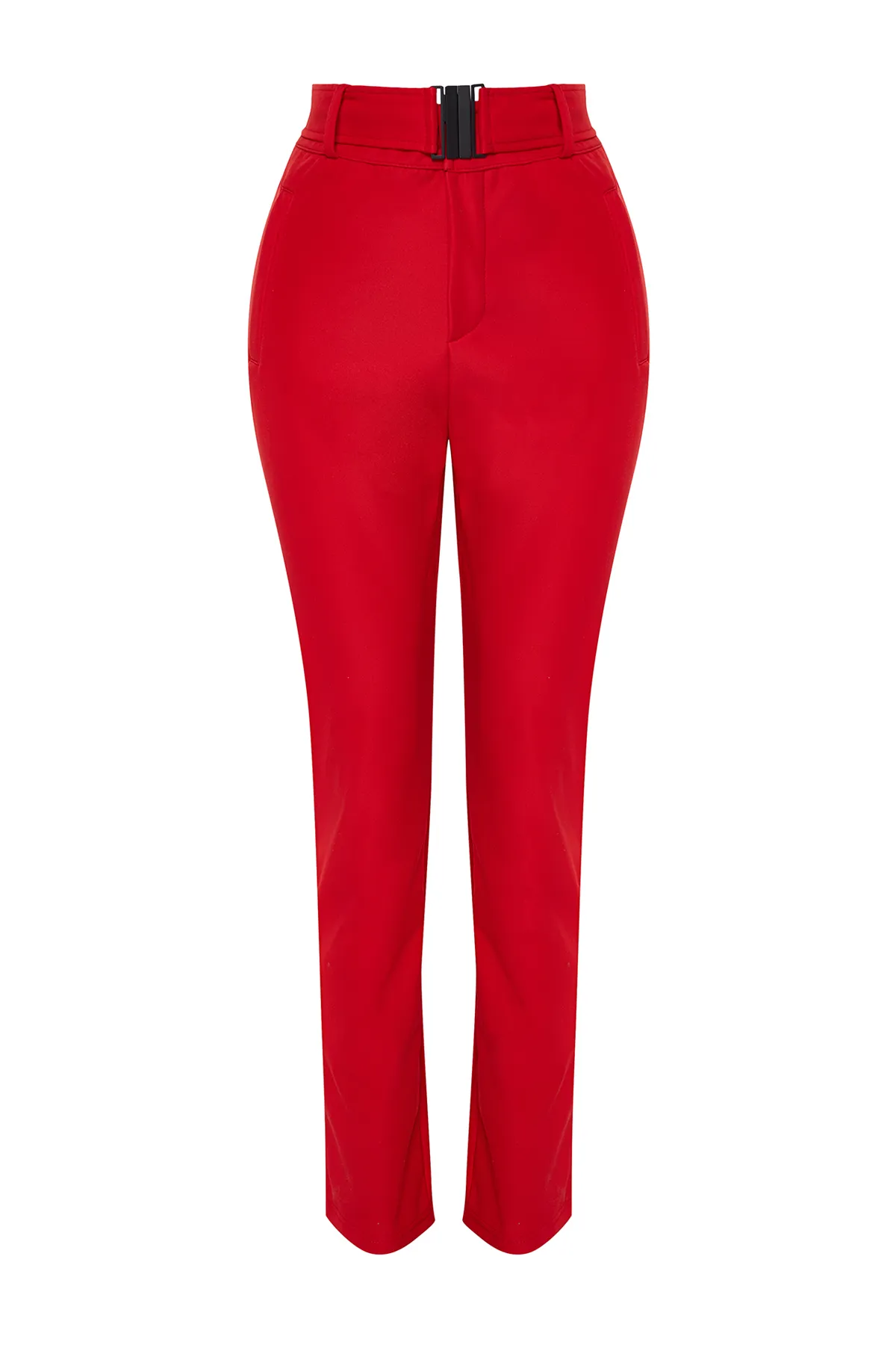 Trendyol Collection  Winter Essentials/Ski Collection Rote wasserabweisende Fallschirmhose THMAW24EA00001