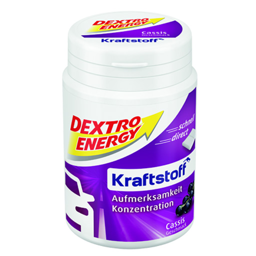 Dextro Energy Kraftstoff Cassis  68 g  Täfelchen