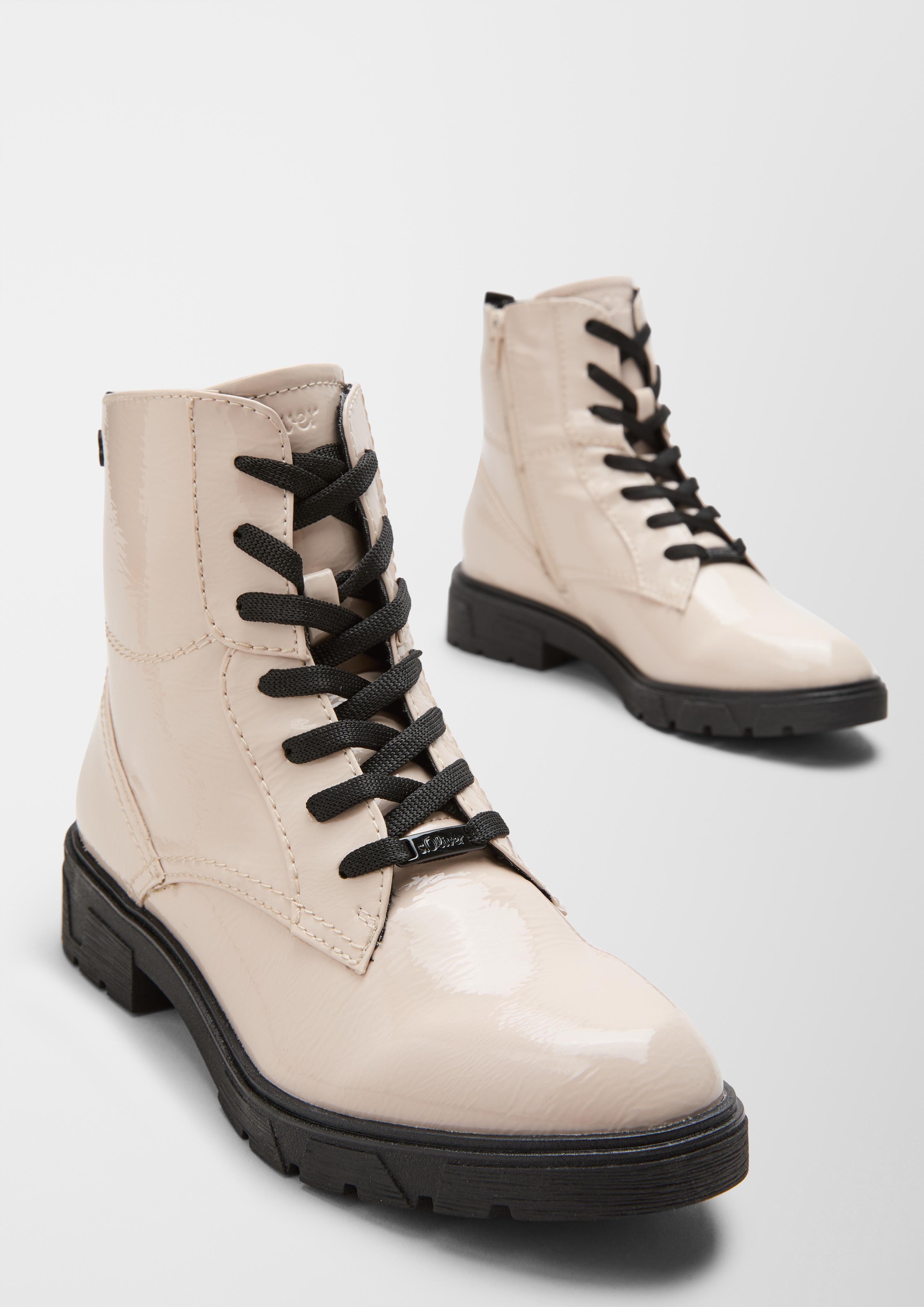 Schnürboots mit Reißverschluss  6006564-466