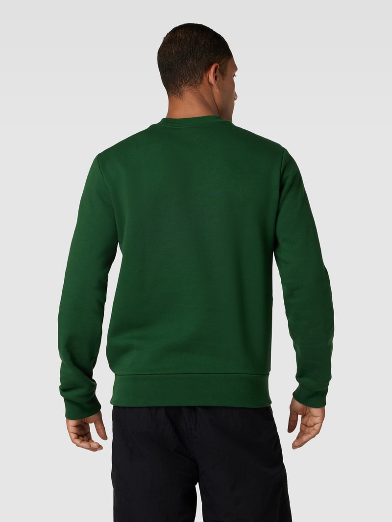 Sweatshirt mit Logo-Detail in grün