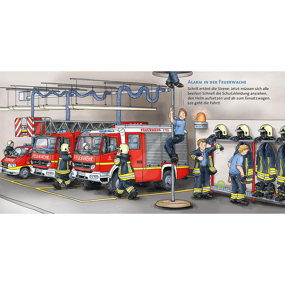 Hör mal: Die Feuerwehr, Soundbuch mit Geräuschen