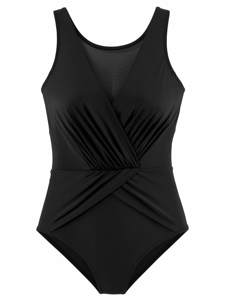 LASCANA Badeanzug in schwarz günstig kaufen