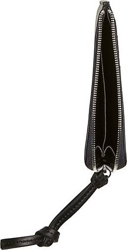 Marc O'Polo Zipper-Börse aus feingenarbtem Rindleder