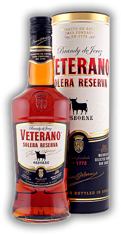 Osborne Veterano Solera Reserva Osborne Veterano Solera Reserva Spanischer Brandy in Reserva Qualität. 0,7	 Liter - Vol 36%
