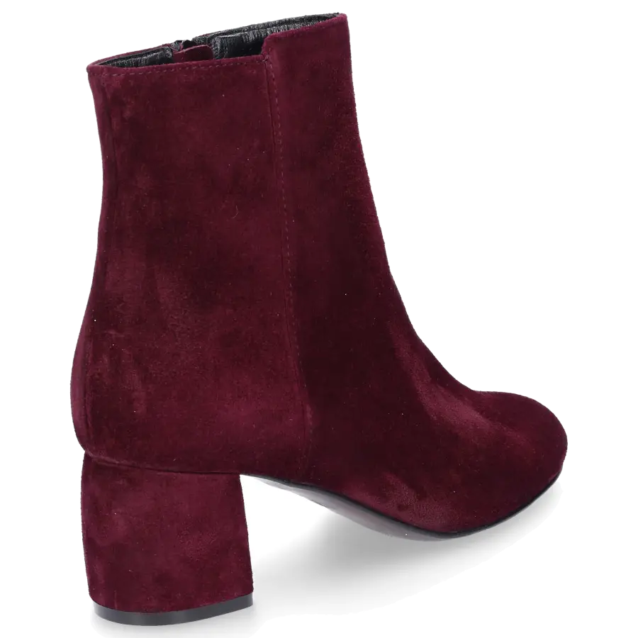 AGL Attilio Giusti Leombruni - Klassische Stiefeletten D140530 Veloursleder - rot