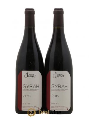 IGP Collines Rhodaniennes Syrah Jamet (Domaine)  2015 - Lot de 2 Bouteilles