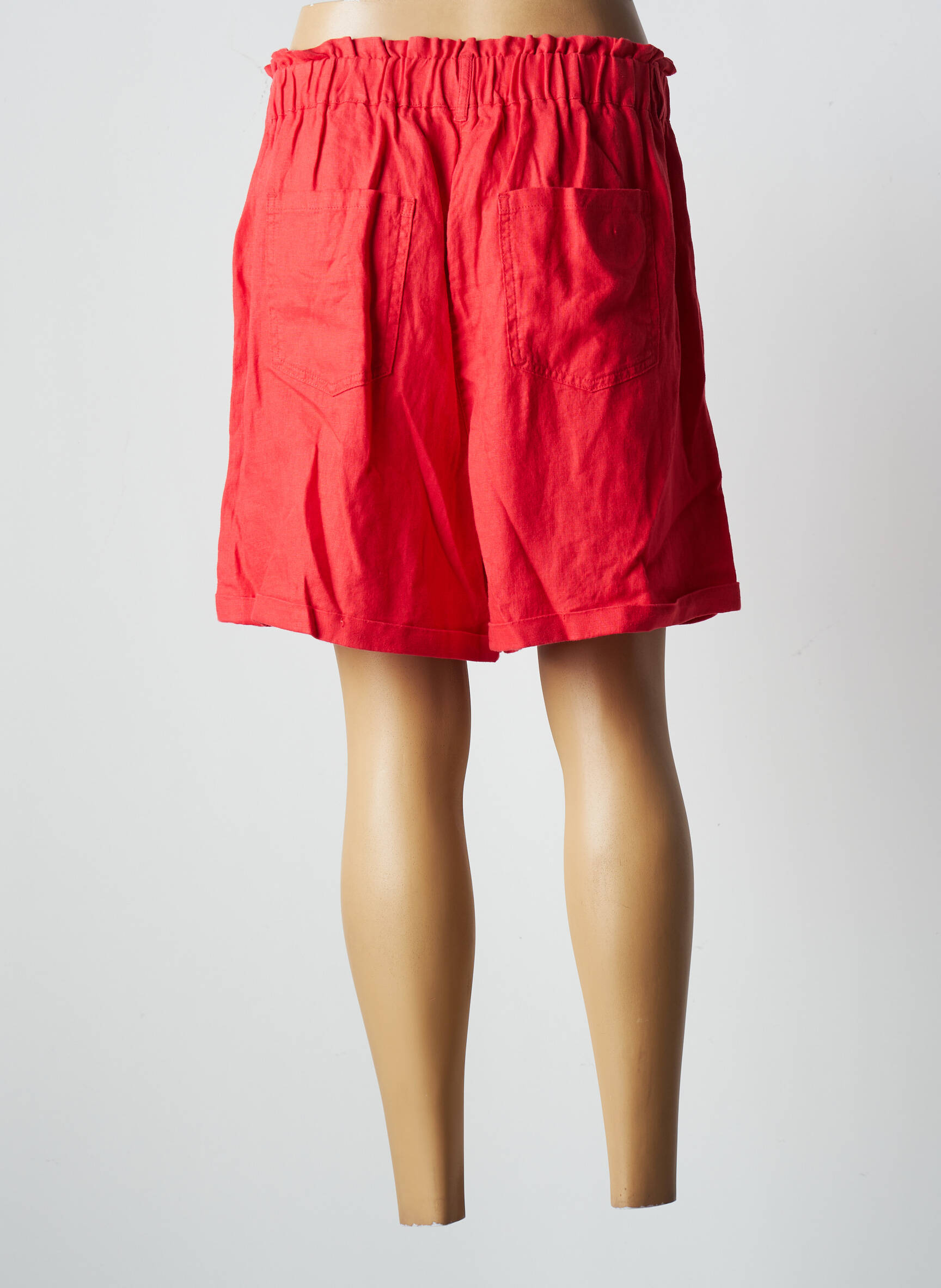 C Est Beau La Vie Bermudas Femme couleur rouge