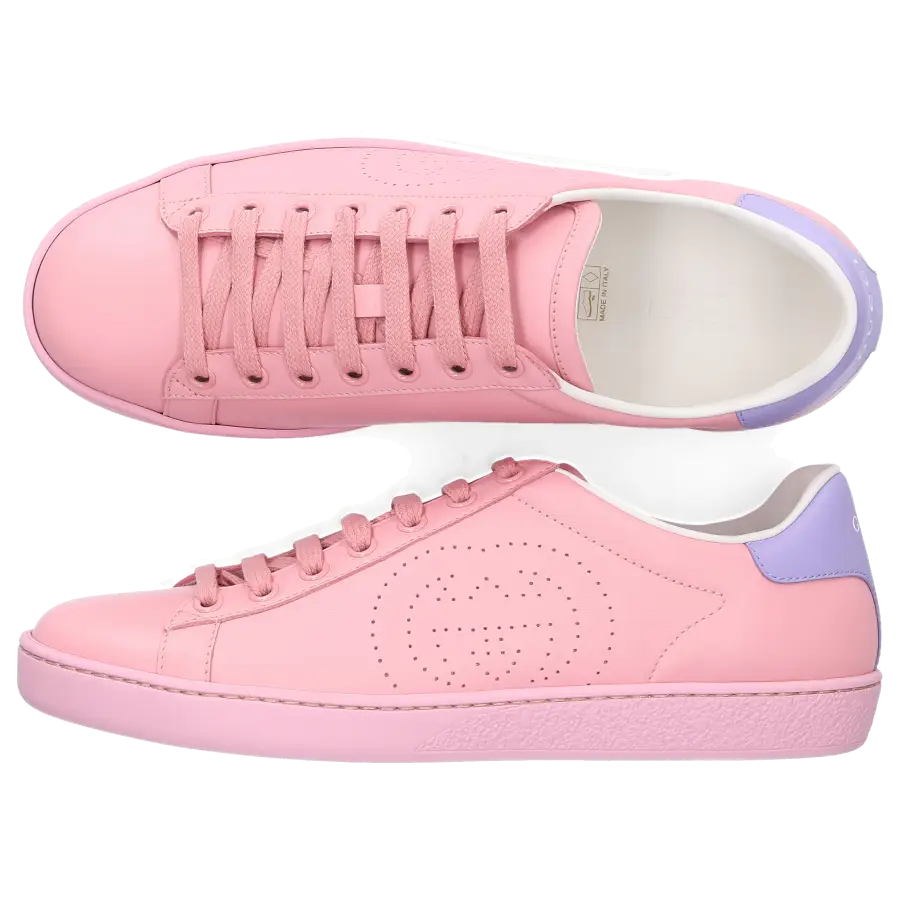 Gucci - Sneaker low ACE Kalbsleder - pink