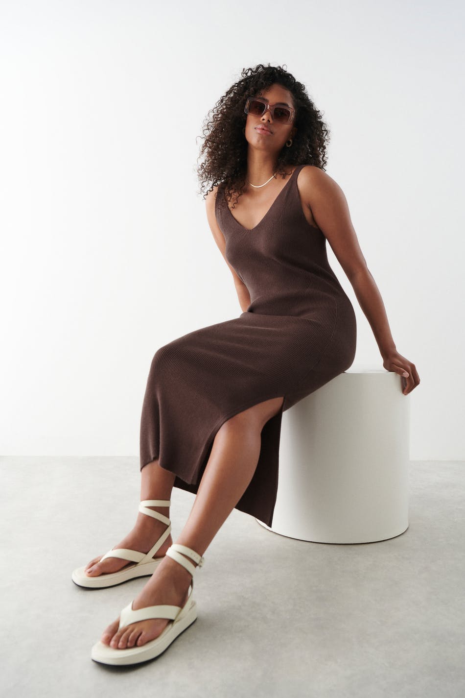 Rosa knitted dress