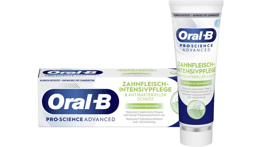 Oral-B Zahnpasta Zahnfleisch-Intensivpflege & Antibakterieller Schutz Intensive Reinigung 75ml 75 ml