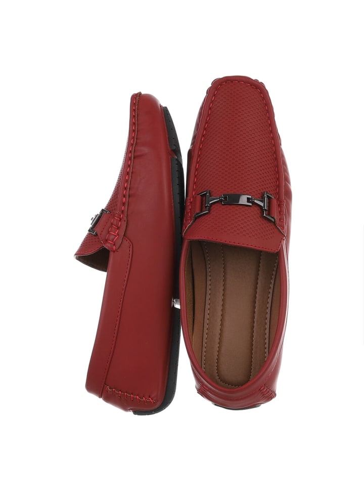 Ital-Design Halbschuh in Weinrot günstig kaufen