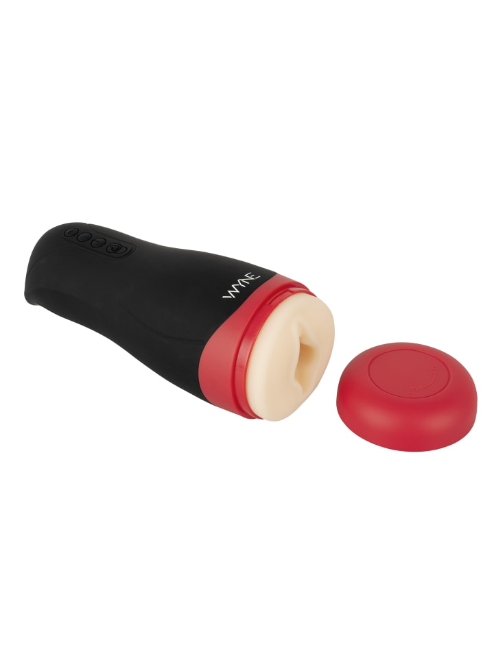 WYNE Masturbator mit Vibration und Heizfunktion Masturbator 01 in schwarz günstig kaufen 26,5 cm