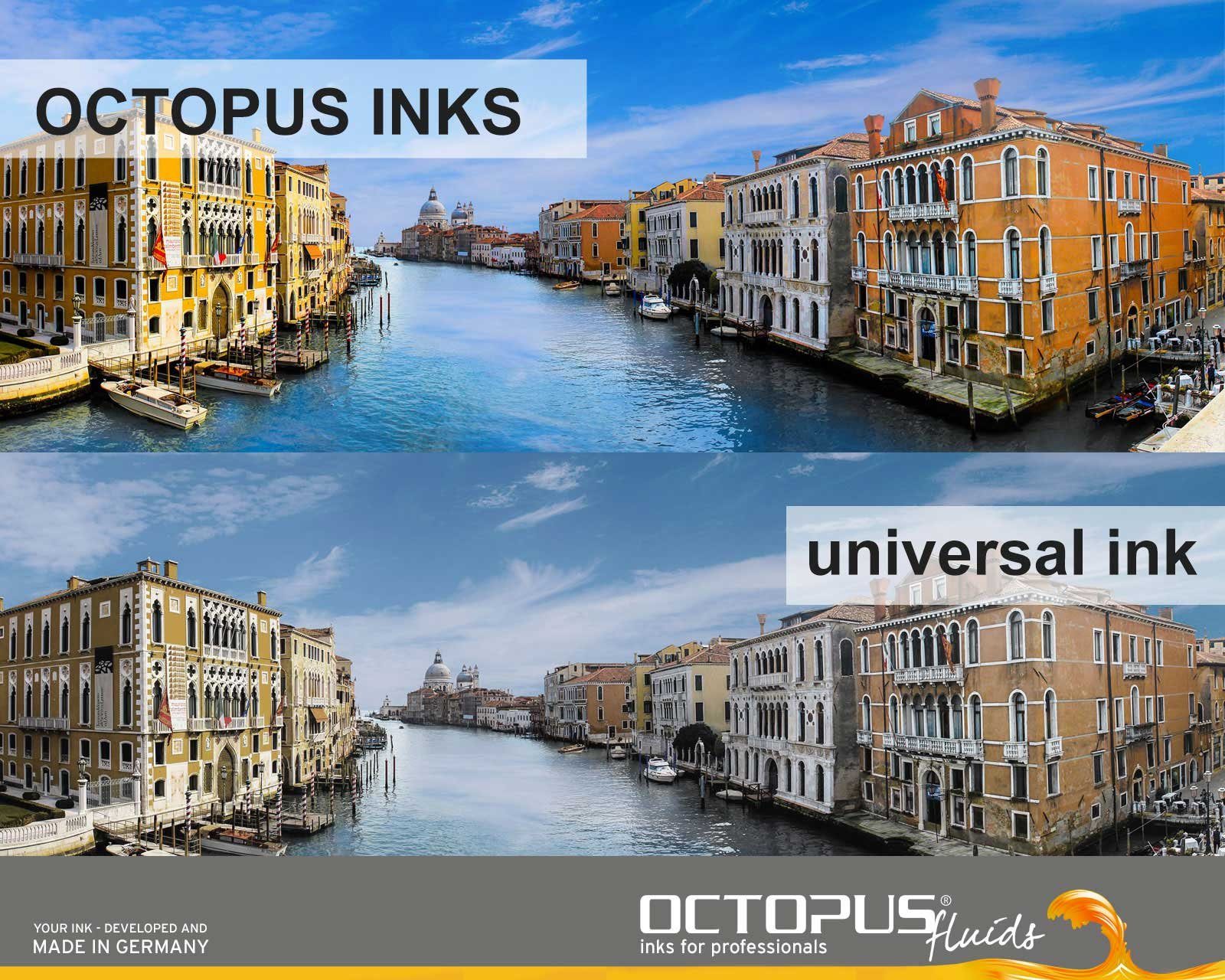 OCTOPUS Fluids Nachfülltinte für HP 303 und HP 305 Tintenpatronen, DeskJet, DeskJet Nachfülltinte (1x 100 ml, Nachfülltinte 303, 305)