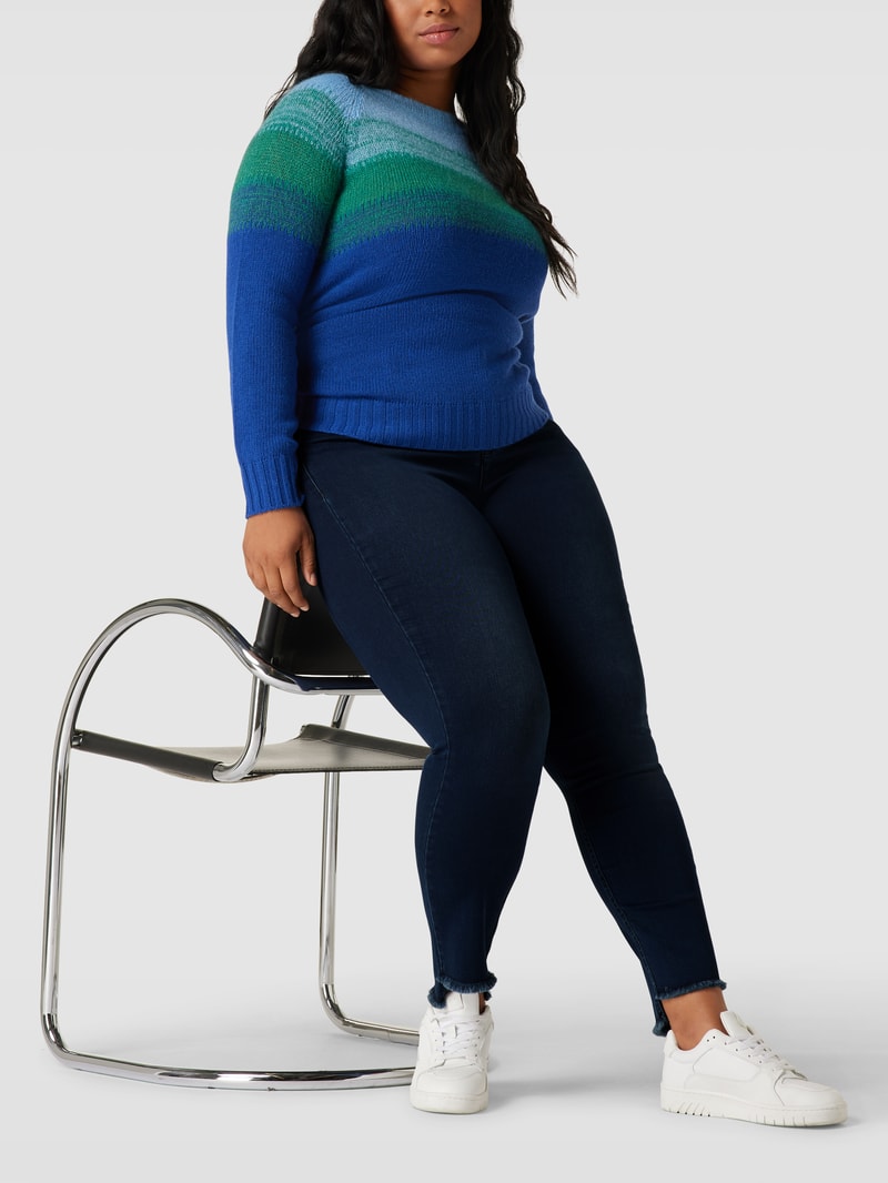 PLUS SIZE Slim Fit Jeans Modell 'ICARO' in dunkelblau