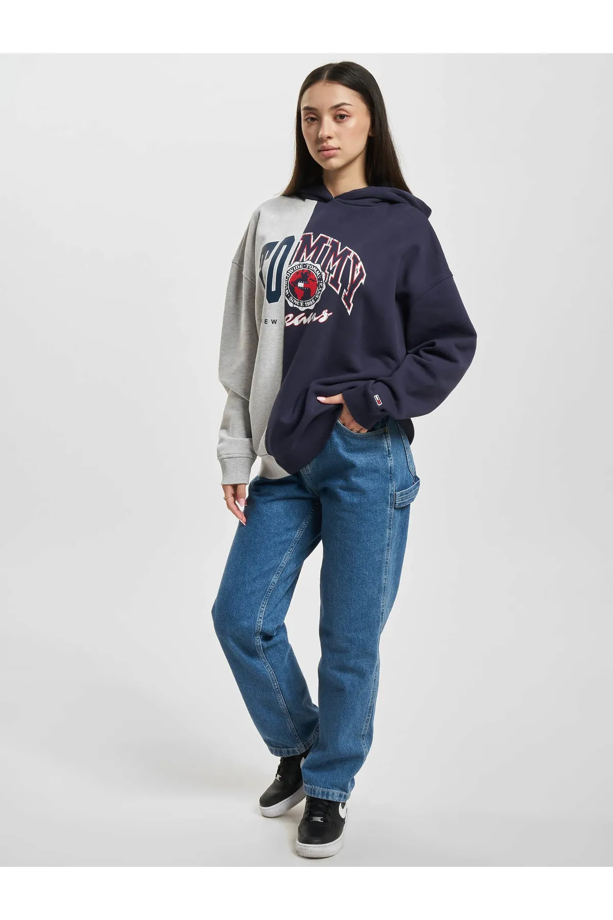 Tommy Hilfiger  Damen Tommy Jeans Oversized College Spleißen
