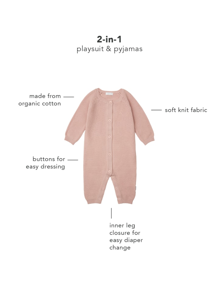 Noppies Strampler Monrovia in Rose Smoke günstig kaufen
