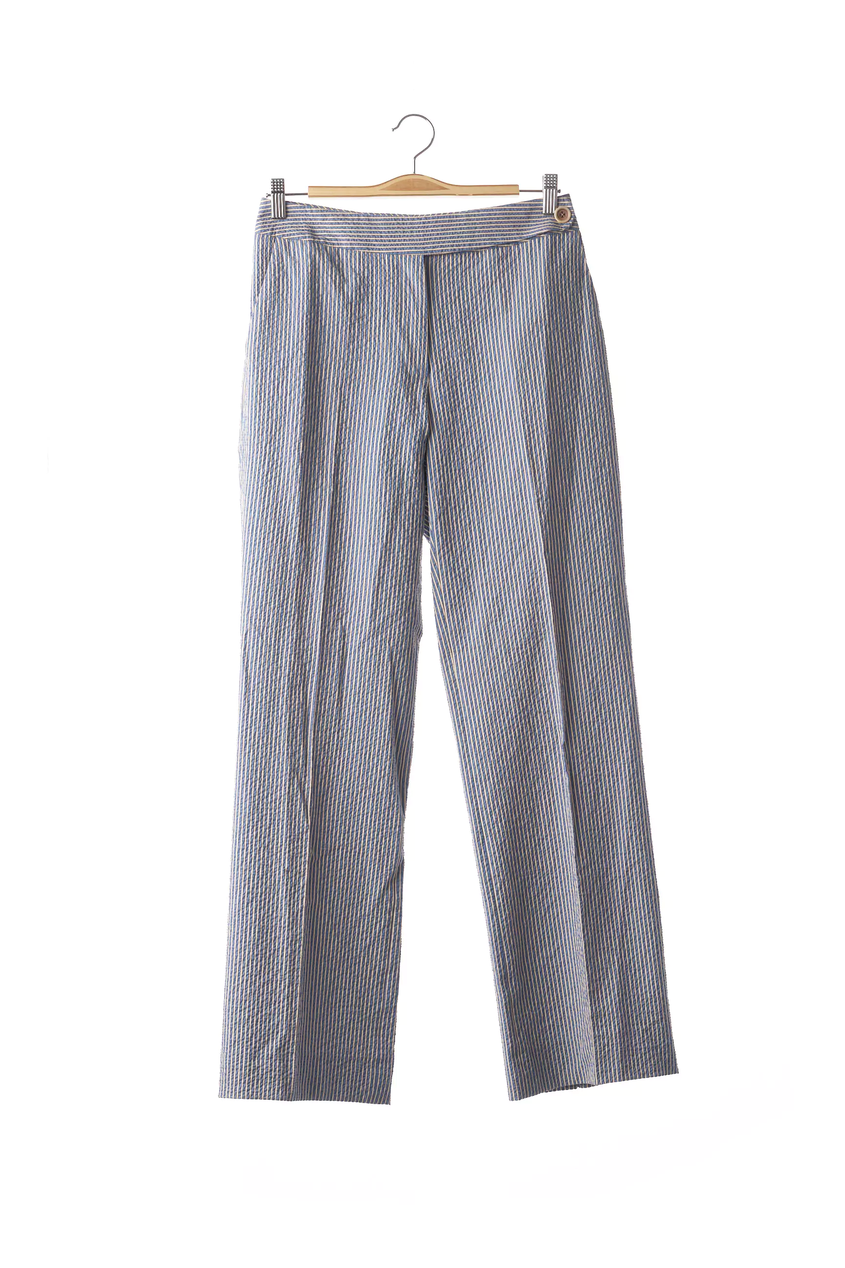 Arthur   Fox Pantalons Droits Femme couleur bleu